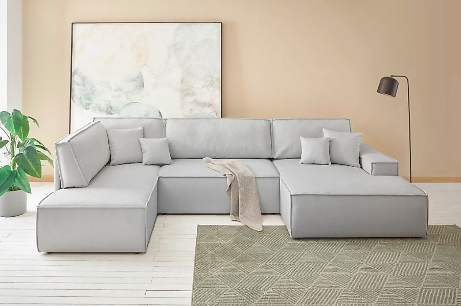 OTTO home Wohnlandschaft "FINNLEY U-Form XXL 329 cm - OTTO. Verlässliche Qu günstig online kaufen