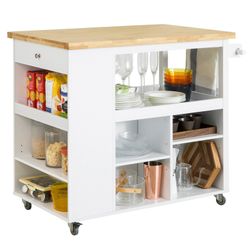 SoBuy Küchenwagen FKW97, Kücheninsel Küchenschrank Sideboard günstig online kaufen