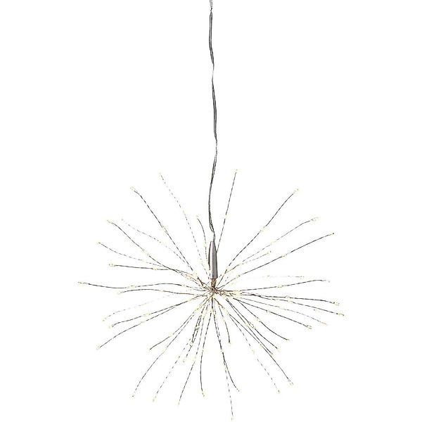 LED Pendelleuchte Firework in Silber 0,6W 260mm günstig online kaufen
