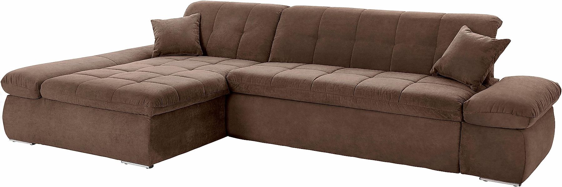 DOMO collection Ecksofa »NMoric XXL, B/T/H: 300/172/80cm, L-Form« wahlweise günstig online kaufen