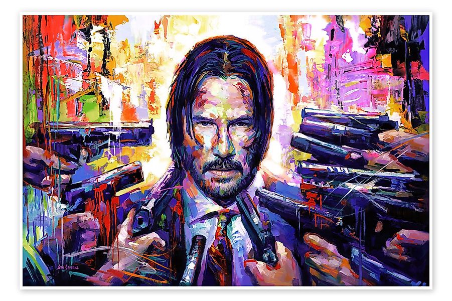 Posterlounge Poster Leon Devenice, John Wick günstig online kaufen