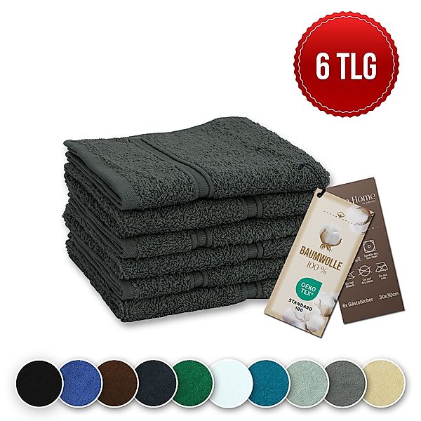 Veluna Home Gästehandtücher 30x30 cm Premium günstig online kaufen