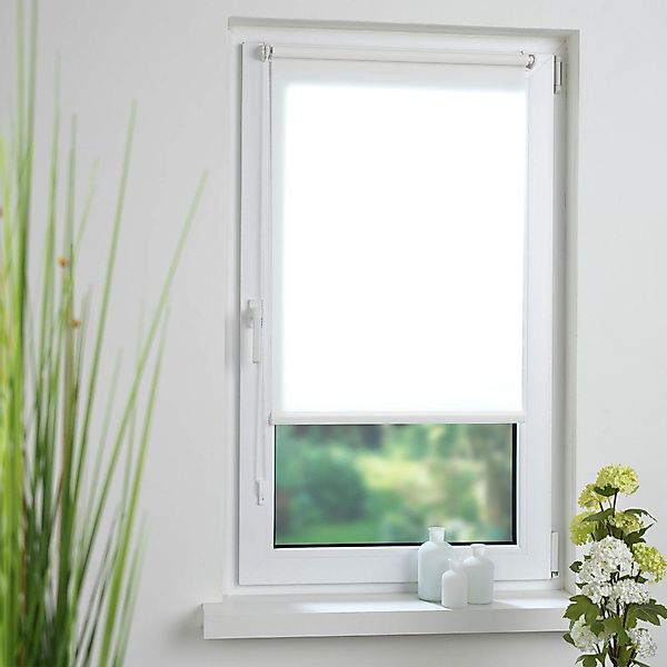 Liedeco Seitenzugrollo "Klemmfix" Lichtschutz ohne Bohren inkl. Klemmträger günstig online kaufen