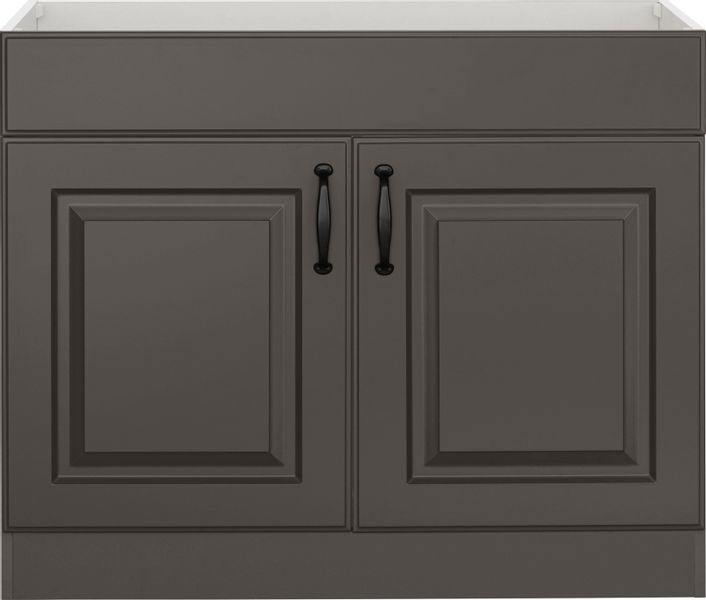 wiho Küchen Spülenschrank "Erla" 100 cm breit mit Kassettenfront, ohne Arbe günstig online kaufen