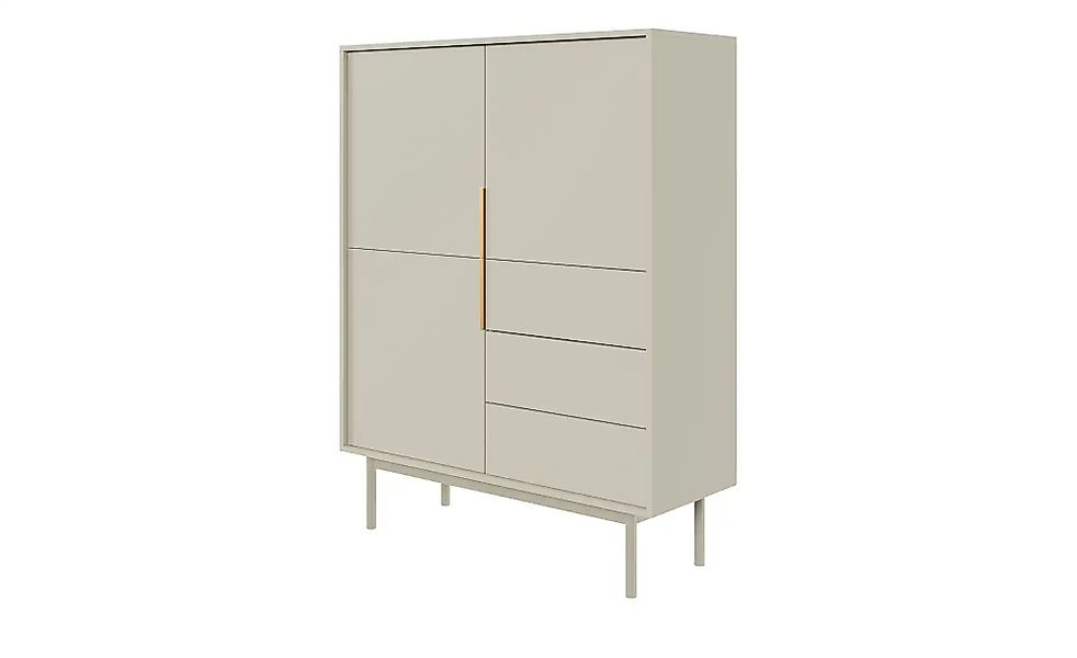 Highboard  Vinchio ¦ beige ¦ Maße (cm): B: 104 H: 139,5 T: 39.0 Kommoden & günstig online kaufen