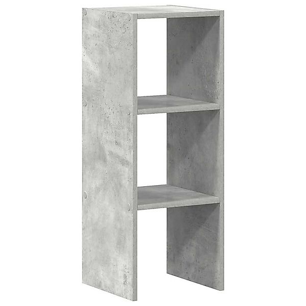vidaXL Fächerschrank Bücherregal Stapelbar Betongrau 30x30x80 günstig online kaufen