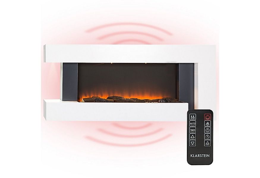 Klarstein Elektrokamin Studio Light & Fire 2, elektrischer Kamin mit Heizfu günstig online kaufen
