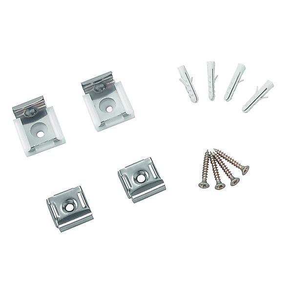 Kristall-Form Montagesystem Spiegelklammerset 3,9 cm x 2,8 cm x 1,9 cm günstig online kaufen