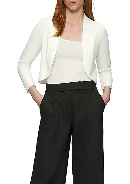 s.Oliver BLACK LABEL Strickjacke mit Blende günstig online kaufen