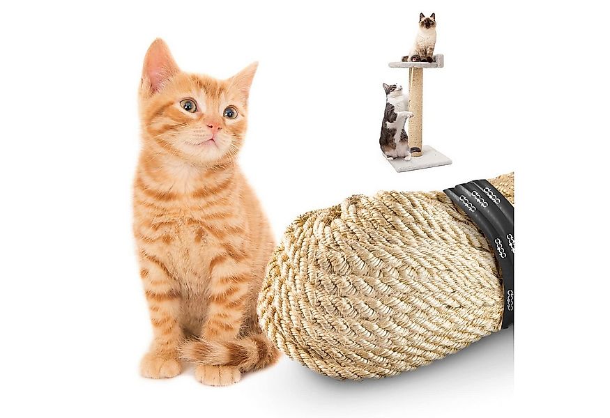 DQ-PP DQ-PP SISALSEIL, 10 m, 6-10 mm stark, Natürliches Sisal, Kratzseil DI günstig online kaufen