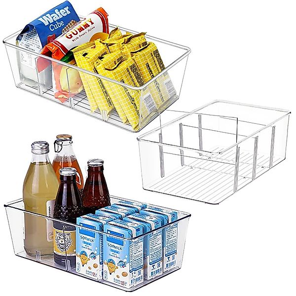 SURFOU Aufbewahrungsbox 3er-Set Kühlschrank Organizer mit günstig online kaufen