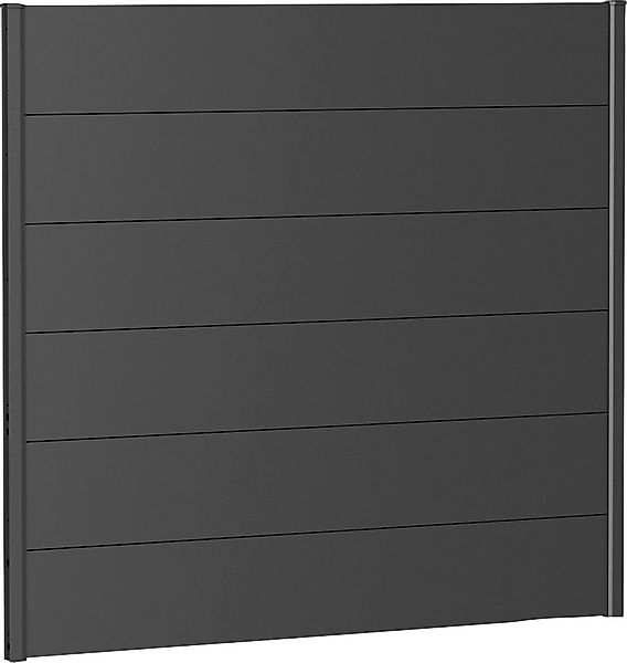 Biohort Sichtschutzelement 6 Metall-Paneele und 2 Führungsschienen, LxH: 14 günstig online kaufen