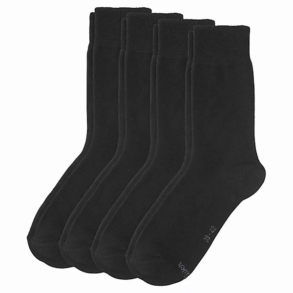 s.Oliver 4 Paar Unisex Classic Socks, Kurzsocken, Einfarbig S20028 - Farben günstig online kaufen