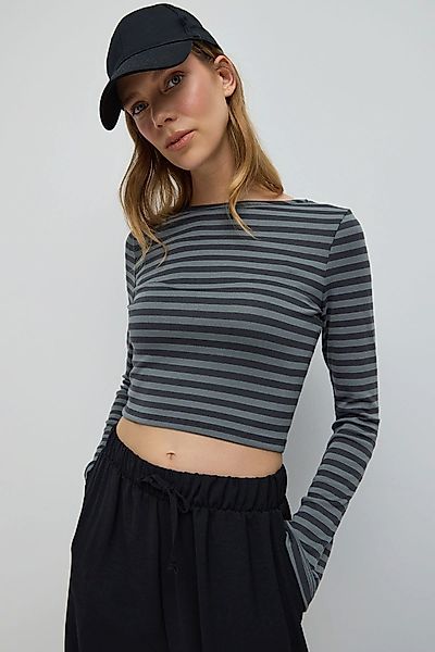 No Matter What T-Shirt Langarm gestreiftes günstig online kaufen