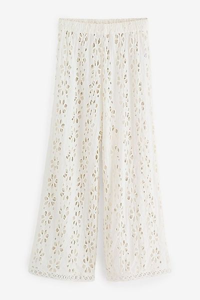 B by Ted Baker Strandhose B by Ted Baker Baumwoll-Strandhose mit Lochstick günstig online kaufen