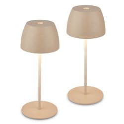 Briloner Leuchten Tischleuchte 2x LED Akku günstig online kaufen