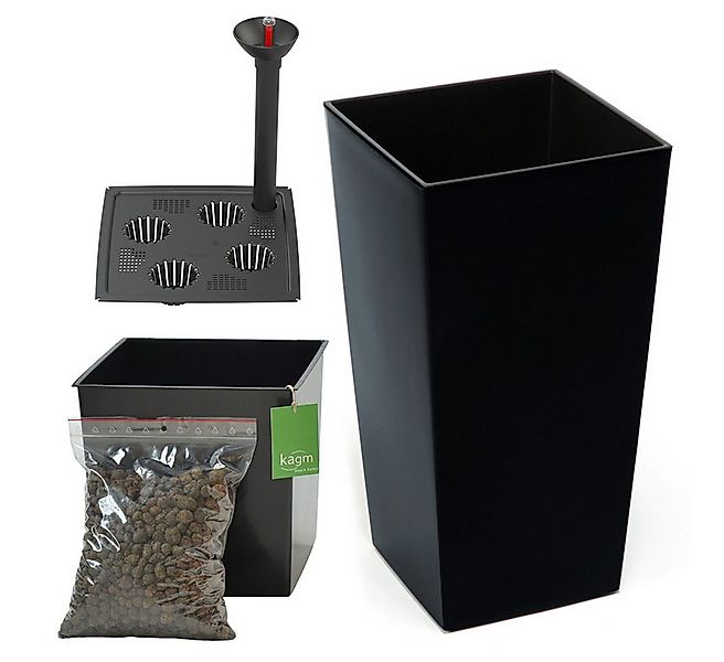 KAGM Pflanzkübel Blumenkübel Blumentopf in Hochglanz Pflanztopf SET TOP Qua günstig online kaufen