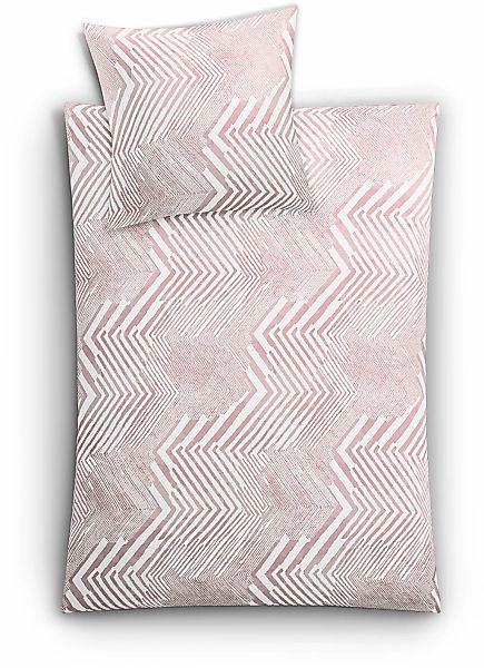 Kleine Wolke Bettwäsche "Macra" 2 Stk. tlg. mit grafischem Print günstig online kaufen