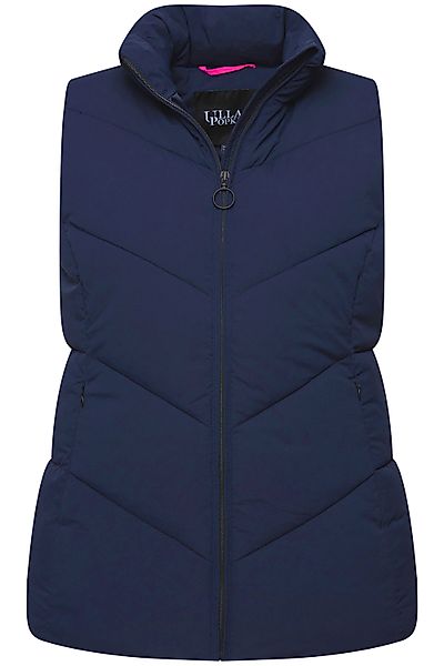 Ulla Popken Steppweste Steppweste Stehkragen Zipptaschen günstig online kaufen