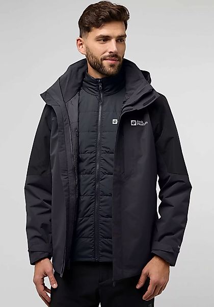 Jack Wolfskin 3-in-1-Funktionsjacke "ROMBERG 3IN1 JKT M", mit Kapuze günstig online kaufen