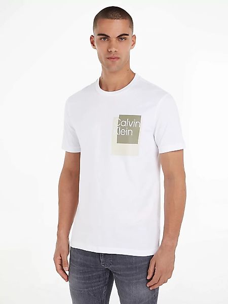 Calvin Klein T-Shirt OVERLAY BOX LOGO T-SHIRT günstig online kaufen