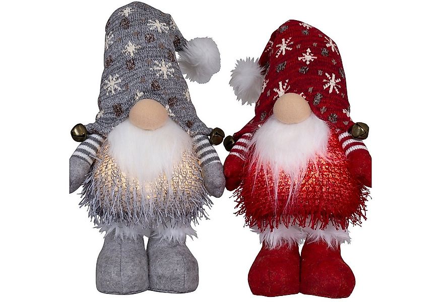 Christmas Paradise Weihnachtsfigur Wichtel mit LED 34cm (56cm) stehend, (De günstig online kaufen