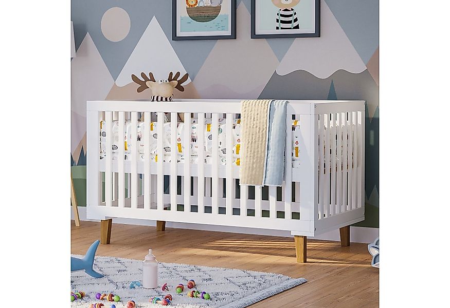 Bellabino Babybett Liri, Gitterbett 3-fach höhenverstellbar, günstig online kaufen