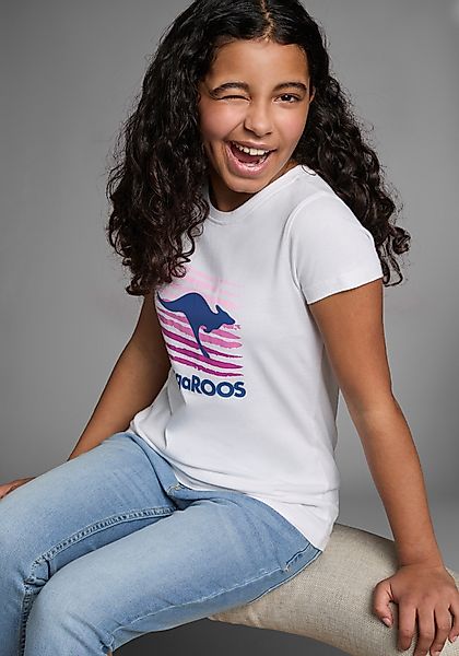 KangaROOS T-Shirt Kurzarm, taillierter Schnitt, mit günstig online kaufen