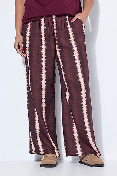 Studio Untold Schlupfhose Palazzohose Wide Legs Batik-Stripes günstig online kaufen
