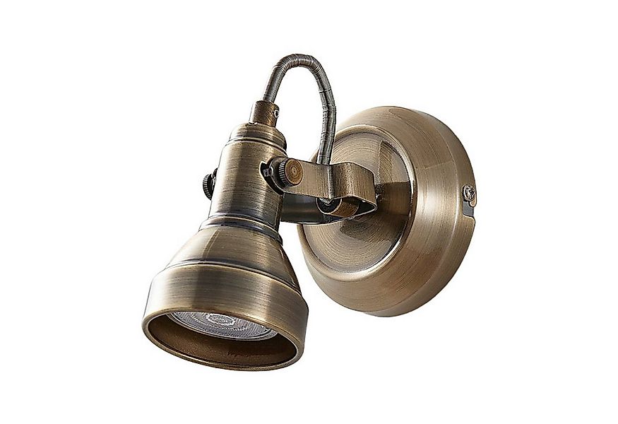 Lindby Deckenstrahler Perseas, Metall, Bronze IP20, 1 x 5 W LED günstig online kaufen