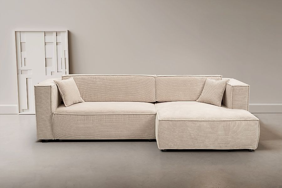 WERK2 Ecksofa "Atlanta", Design Ecksofa mit hohem Komfort, Schlaffunktion & günstig online kaufen