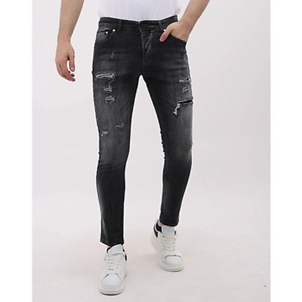 Mario Morato  Slim Fit Jeans Slim Stretch Jeans Mit Rissen – MMS günstig online kaufen