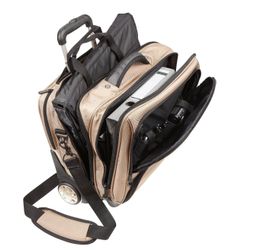 Dermata Business-Trolley Notebooktrolley Pilotenkoffer mit Rollen günstig online kaufen