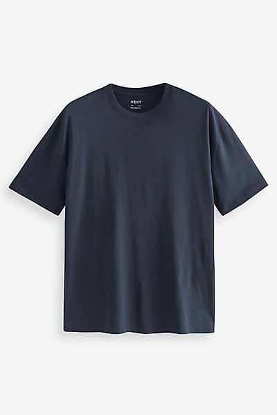 Next T-Shirt Rundhals-T-Shirt im Relaxed Fit günstig online kaufen