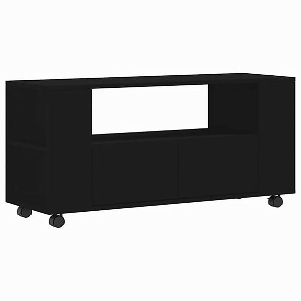 vidaXL TV-Schrank TV-Schrank Schwarz 102x34,5x43 cm Spanplatte TV-Lowboard günstig online kaufen