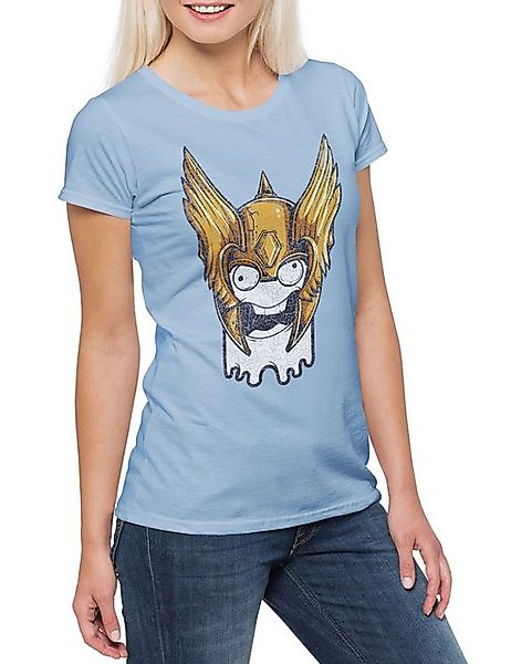 Urban Backwoods Print-Shirt Ghost Helmet Damen T-Shirt Spectre Geist Helm V günstig online kaufen