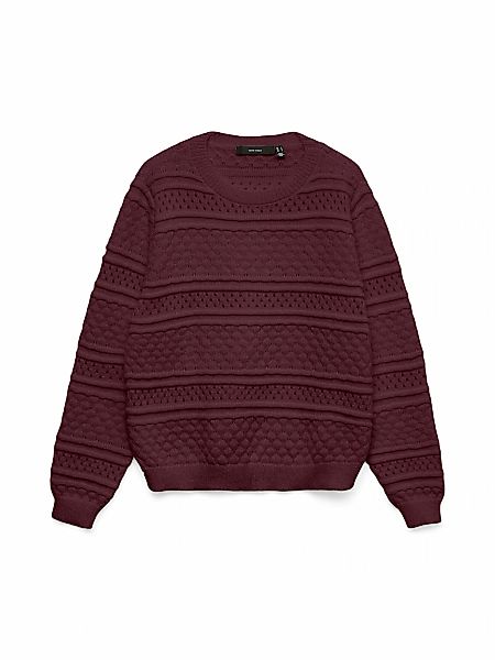 Vero Moda Strickpullover "VMLEO LS O-NECK PULLOVER BF" günstig online kaufen