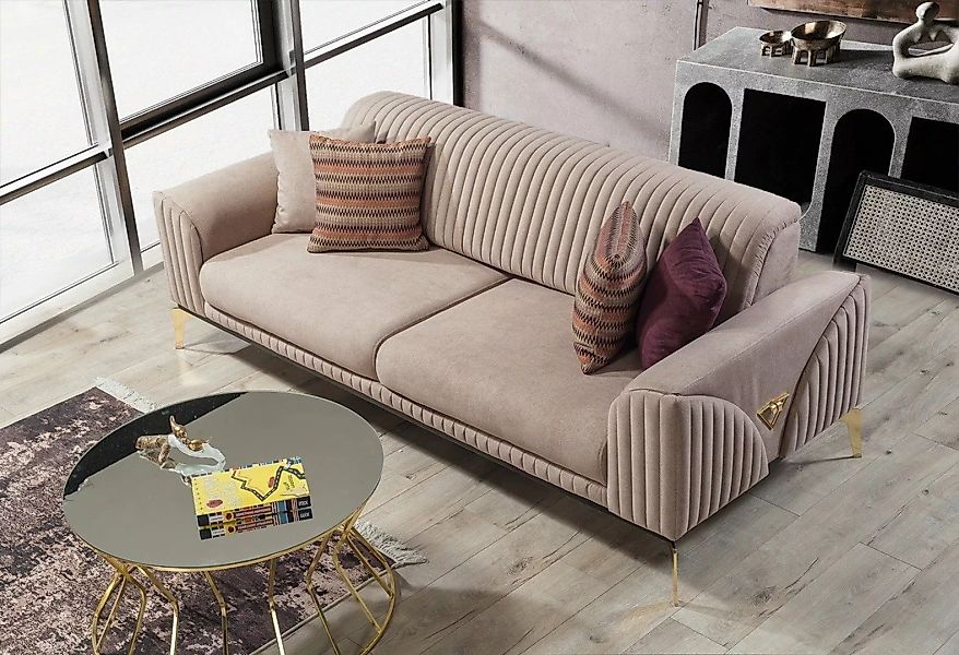 Villa Möbel Sofa Leaf, 1 Stk. 2-Sitzer, Quality Made in Turkey, Luxus-Micro günstig online kaufen