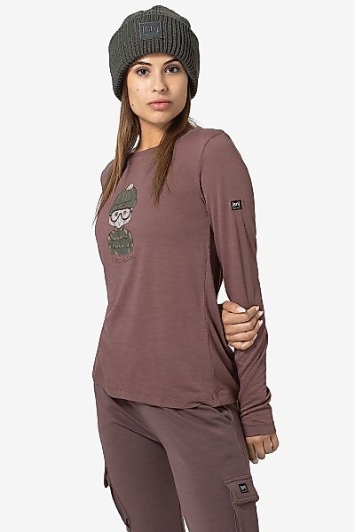 SUPER.NATURAL Langarmshirt Merino Longsleeve W SNOW günstig online kaufen