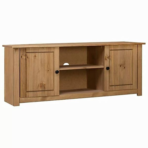 furnicato TV-Schrank 120 x 40 x 50 cm Massivholz Panama-Kiefer (1-St) günstig online kaufen