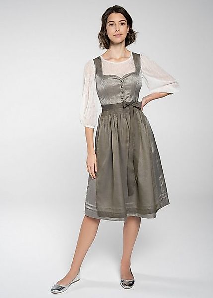 Spieth & Wensky Dirndl Flamingo (1-tlg) Schimmernde Knöpfe günstig online kaufen