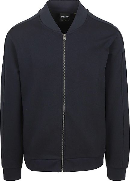 Lyle & Scott Cardigan Bomber Dark Navy - Größe M günstig online kaufen