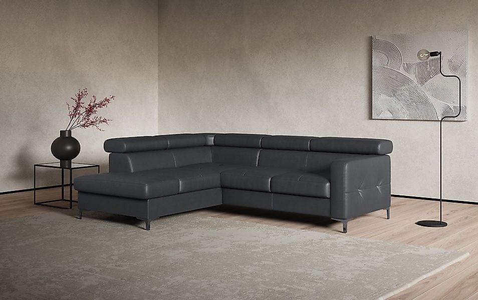 COTTA Ecksofa "Sammy L-Form" mit Kopfteilverstellung, wahlweise mit Bettfun günstig online kaufen