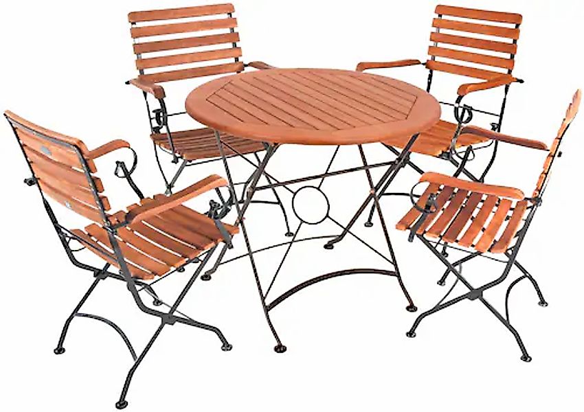 Garden Pleasure Garten-Essgruppe »WIEN« Set, 5 Stk. tlg. günstig online kaufen