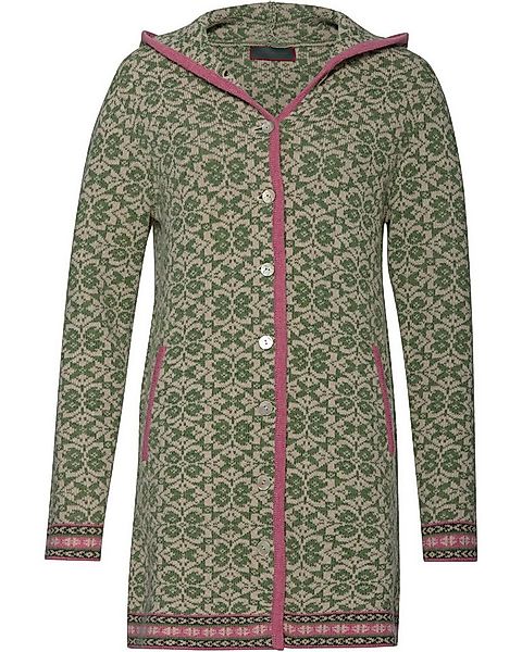 Reitmayer Strickjacke Lange Jacquard-Strickjacke günstig online kaufen