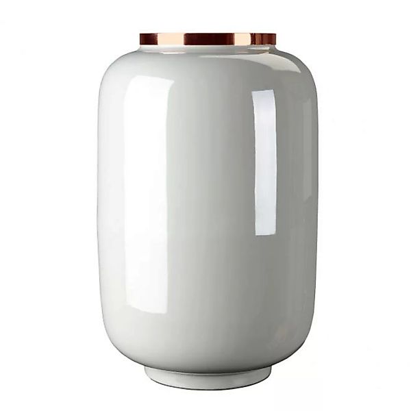 Saigon Vase L, hellgrau/kupferfarben günstig online kaufen