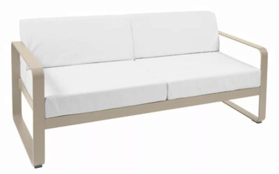 Bellevie Lounge-Sofa 2-Sitzer 14 Muskat 81 Grauweiß günstig online kaufen