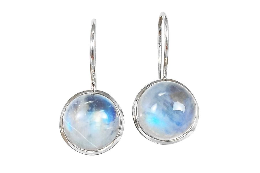 ALUNA Paar Ohrhänger Regenbogen-Mondstein Silber 925 günstig online kaufen