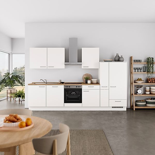 nobilia Küchenzeile ""Laser I", Ausrichtung wählbar, Breite 330 cm" vormont günstig online kaufen