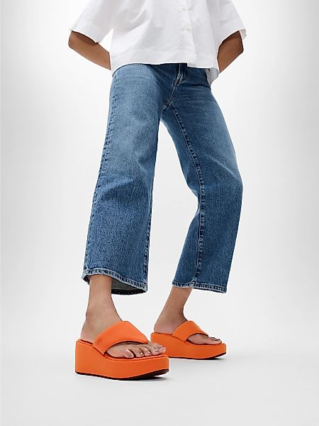 Fitflop PLATFFORMS WEDGE Zehentrenner Keilsandale, Plateauschuh mit gepadde günstig online kaufen